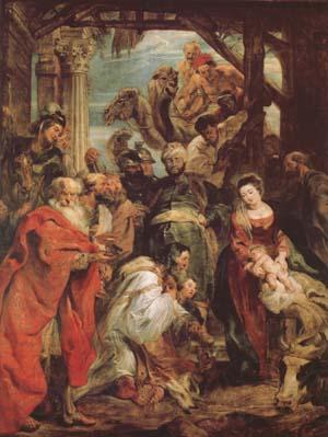 Peter Paul Rubens THe Adoration of The Magi (mk27) Norge oil painting art
